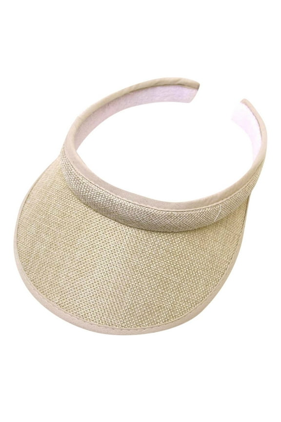 Kids Wide Brim Sun Hat for Beach Fishing Travel Outdoor Sun Protection Empty Top Cap Hats for Boys Beige