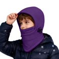 thumbnail image 1 of Fgnfyis Kids Winter Face Visor Windproof Lined Thermal Hood Kids Winter Hat Outdoor Sports Cycling Skiing, 1 of 5