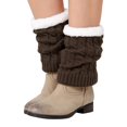 thumbnail image 1 of Fgnfyis Knee Warmers and Leg Warmers Made with Knitted and Thickened Wool for Warm Boots and Warmers Cozy Sock Sleeves Coffee One Size, 1 of 5