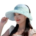 thumbnail image 1 of Fgnfyis Ladies Fairy Velvet Beret Summer Lightweight Breathable Sun Elegant Hollow Top Design Mint Green M, 1 of 5
