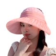 thumbnail image 1 of Fgnfyis Ladies Fairy Velvet Beret Summer Lightweight Breathable Sun Elegant Hollow Top Design Pink M, 1 of 5