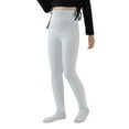 thumbnail image 1 of Fgnfyis Leggings for Girls Lined Thickened Warm Footed Tights with Non Sole Soft Stretchy Toddler Leggings White L, 1 of 5