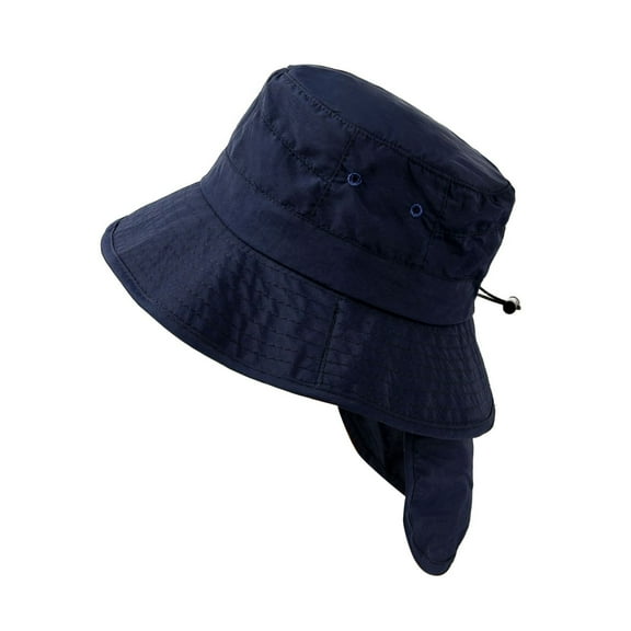 Fgnfyis Lightweight Fisherman Sun Hat for Outdoor Hiking Travel and Summer Beach Activities Navy One Size