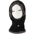 thumbnail image 1 of Fgnfyis Lined Women‘S Wool Winter Hat Scarf Set, Integrated Warm Earmuffs for Cold Weather - Womens Winter Hats Black, 1 of 5