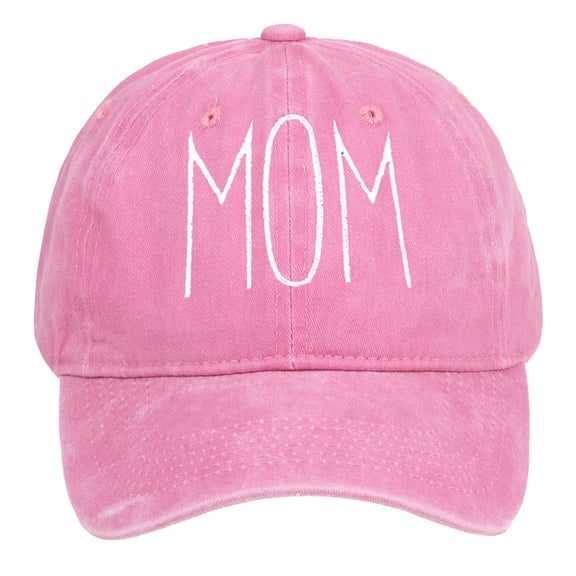 Fgnfyis MOM Embroidered Baseball Hat Style Adjustable Dad Cap For Women Men RD2 One Size