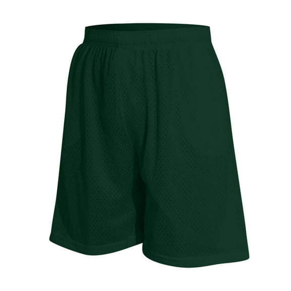 Fgnfyis Male Plain Mesh Shorts 2 Pocket Casual Basketball Shorts Gym Fitness Hop Men's Shorts Green L