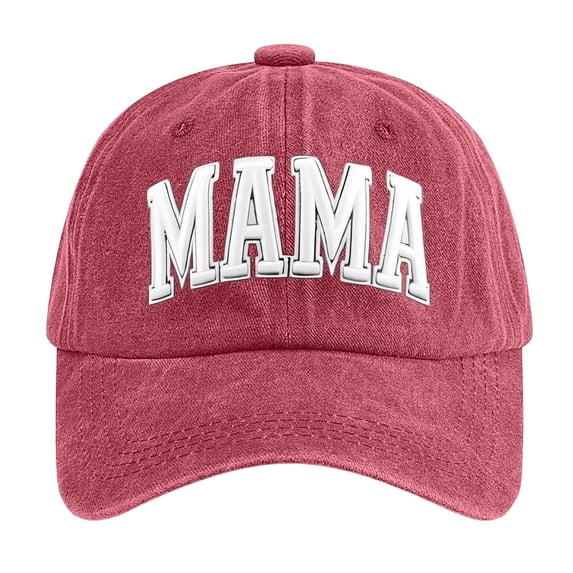 Fgnfyis Mama Hats For Women Funny Adjustable Mini Baseball Caps Casual Twill Dad Style Hat Watermelon Red One Size