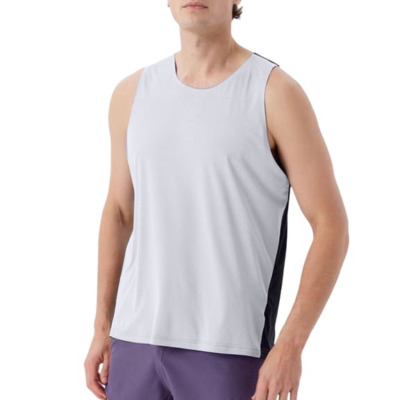 Fgnfyis Men's Athletic Sleeveless Undershirt for Sports and Training Ideal for Basketball Running and Fitness Activities Breathable Fabric with Modern Design Tank Tops for Men Grey M