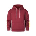 thumbnail image 1 of Fgnfyis Men's Autumn and Winter Hoodie Sports Hoodie Comfortable Casual Loose Patchwork Solid Color Hooded Sweater Top Hoodies for Men Red XL, 1 of 4