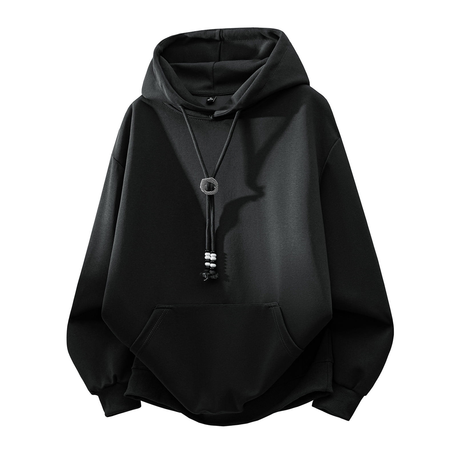 VANCAMEL Men's Lightweight Casual Hoodie - Breathable Long Sleeve Sweatshirt With Pocket | Gym, Travel, Everyday Wear - View #3
