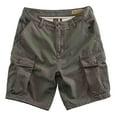 thumbnail image 1 of Fgnfyis Men's Cotton Twill Hiking Tactical Cargo Shorts Lightweight Multi Pockets Casual Golf Outdoor Work Shorts Big & Tall Mens Casual Shorts Grey XL, 1 of 8