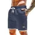 thumbnail image 1 of Fgnfyis Men's Casual Shorts Summer Comfortable Breathable Loose Fit Fashionable Two Layer Design Versatile Daily Wear Lightweight Men's Shorts GY1 XXXXL, 1 of 4