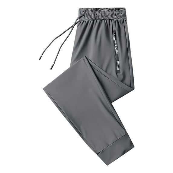 Fgnfyis Men's Fashion Loose Ice Sports Pants Workout Pants for Men Trousers for Men GY1 XL