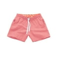 thumbnail image 1 of Fgnfyis Men's Quick Dry Beach Pants Plain Three Quarter Pants Loose Swim Shorts Workout Swim Trunks for Men Pink XXXL, 1 of 5