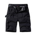 thumbnail image 1 of Fgnfyis Men's Shorts Casual Denim Shorts with Pockets Plus Size Men Shorts Black 32, 1 of 3