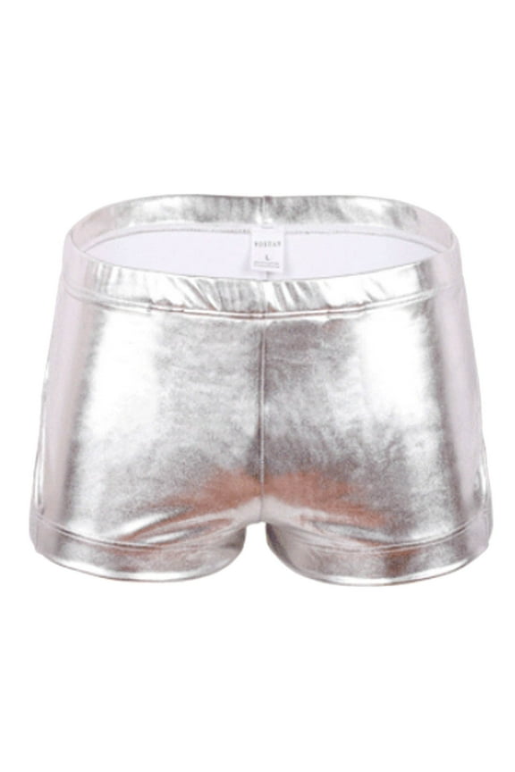 Men's Sports Bronzed Solid Color Smooth with Pocket Pockets Mens Boxer Briefs White S