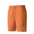 thumbnail image 1 of Fgnfyis Men's Sunscreen Suit Casual Ice Sunscreen Long Sleeved Casual Shorts Suit Couples Sunscreen Clothing Trousers Suit Men's Suits Orange XXXL, 1 of 3