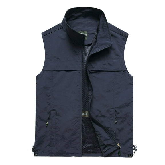 Fgnfyis Men's Tank Tops Comfortable Casual Sportswear Breathable Fitness Apparel Lightweight Summer Wear with Versatile Style Men Tank Tops Navy XXL