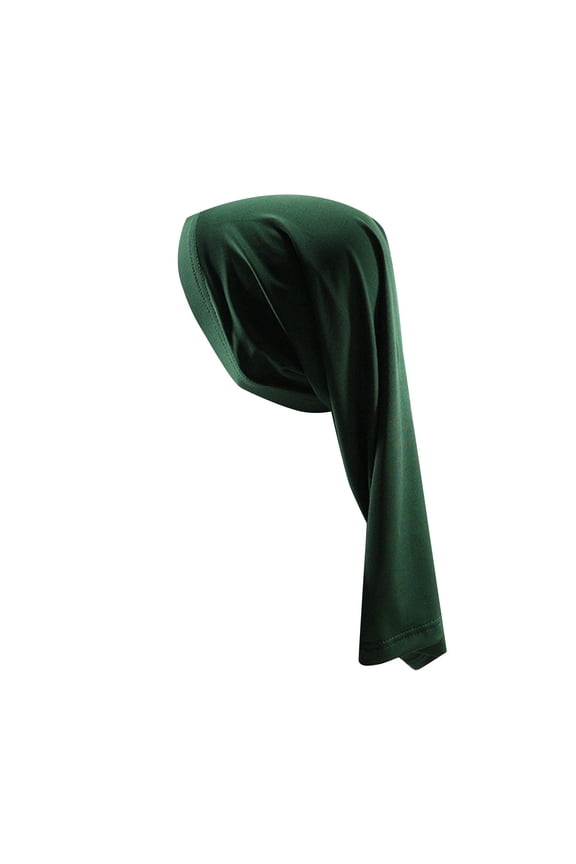 Men's Two End Stretch Night Cap Long Braid Hair Care Cap for Dreadlocks Mens Hat Green