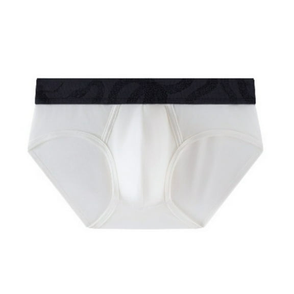 Fgnfyis Men's Underwear Comfortable Breathable Soft Briefs for Daily Wear Snakeskin Pattern Black White Design Summer Lightweight Mens Underwear Briefs White M