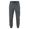 thumbnail image 1 of Fgnfyis Men's Workout Sweat Pants Elastic Drawstring Gym Jogger Pants with Pockets Sweatpants for Men Dark Gray M, 1 of 8