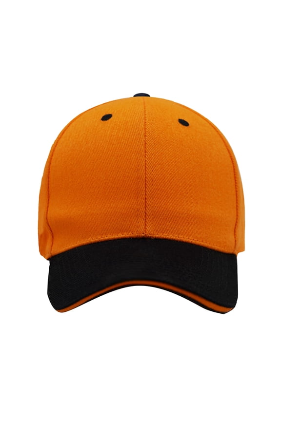 Mens Hats Mens and Womens Summer Fashion Casual Sunscreen Cap Hats Womens Baseball Caps Orange_002 One Size