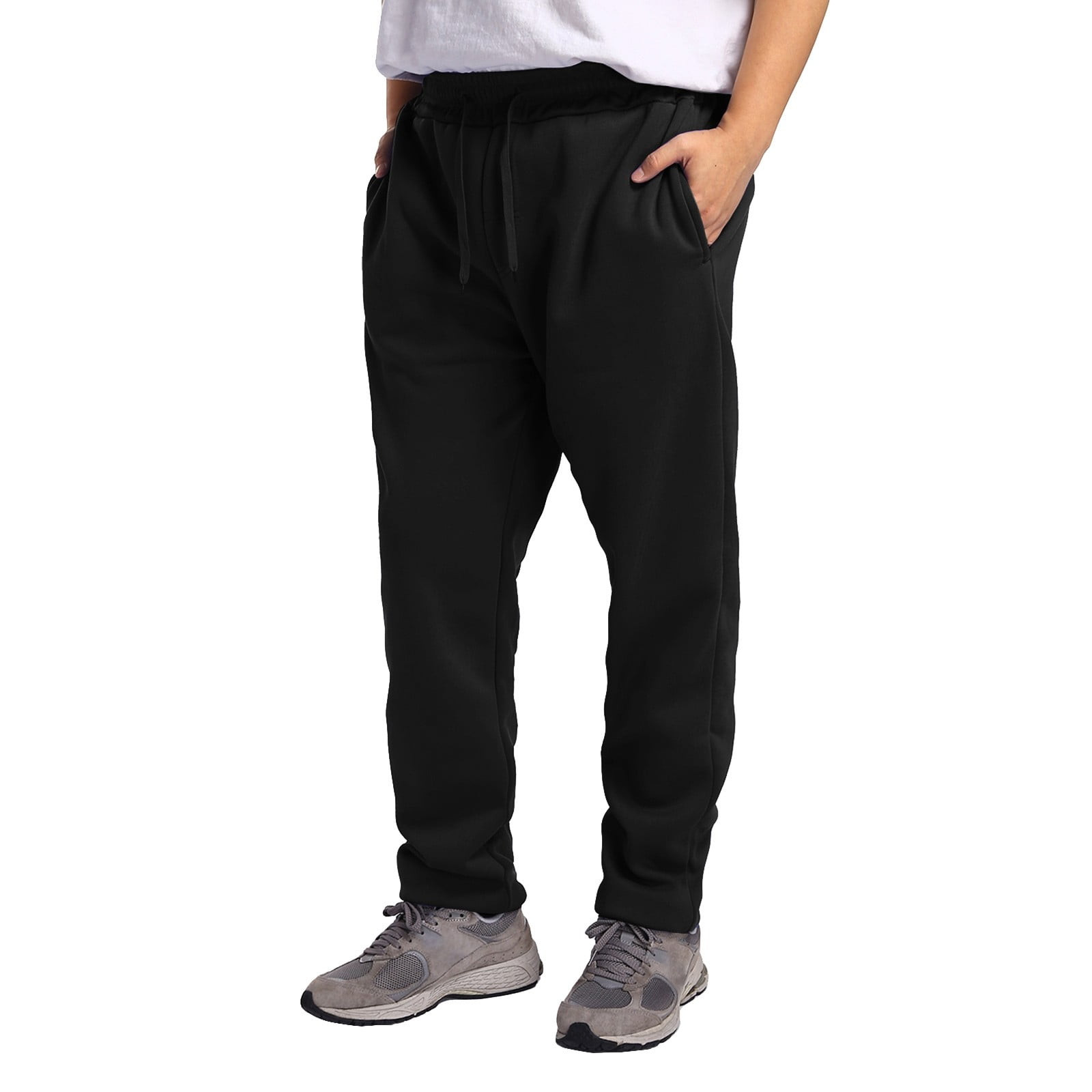 Fgnfyis Mens Hop Pants Casual Solid Color Track Lace up Workout Pants ...