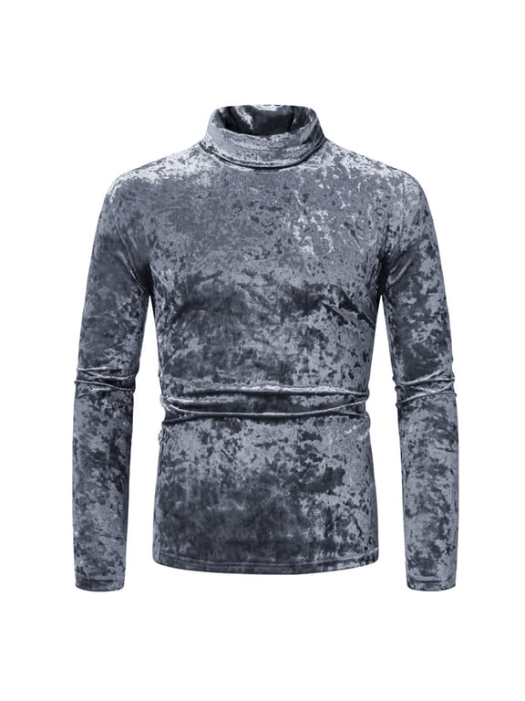 Mens Jacket Winter Velvet Stand Collar Long Sleeve Base Layer Shirt Thermal Underwear Top for Cold Weather Coats for Men Silver XXL
