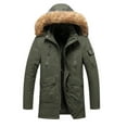 thumbnail image 1 of Fgnfyis Mens Jackets Lightweight Casual Jacket Outdoor Windbreaker Softshell Lined Hooded Sport Coat for Hiking Travel Mens Winter Coats Green XL, 1 of 6