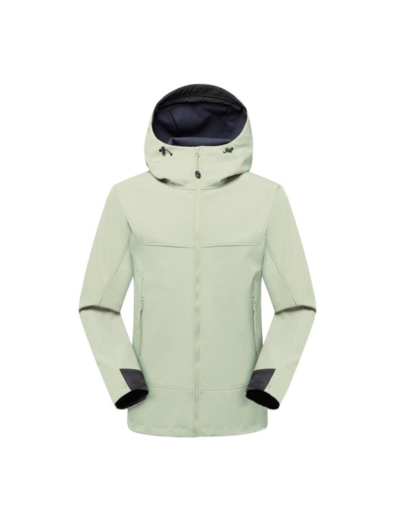 Mens Jackets Soft Hardshell Windproof Mountaineering Coat Mens Jackets Casual Stylish Light Green XXL
