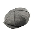thumbnail image 1 of Fgnfyis Mens Newsboy Cap Hat Cailin Irish Boy Cabbie Flat Beret For Fathers Women Unisex Headwear Grey L, 1 of 6