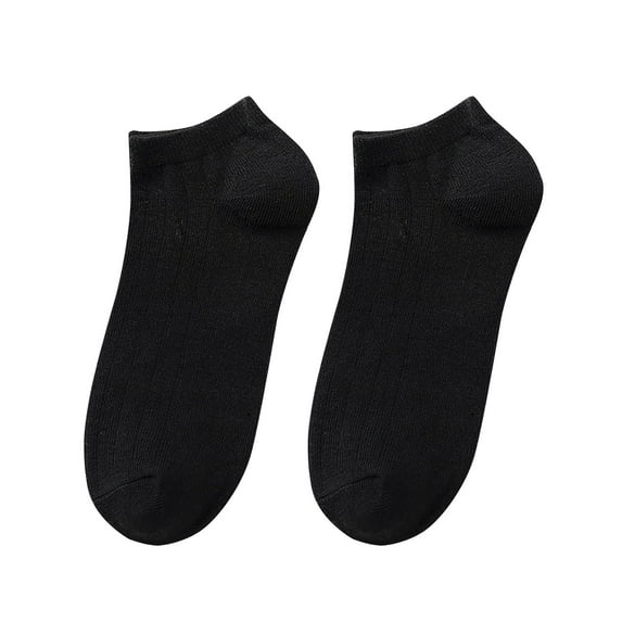 Fgnfyis Mens Socks Fashion Work Comfortable Stripe Casual Sock for Skateboard and Daily Wear Crew Socks for Men Ankle Socks Black One Size
