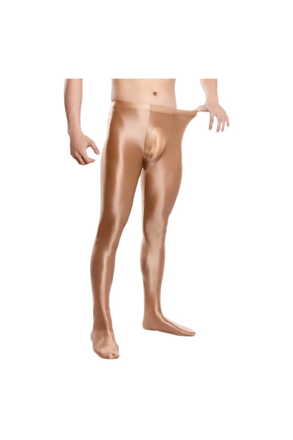 Mens Stirrup Leggings Tights Gym Yoga Workout Pants High Waist Sports Pants Mens Trousers Coffee M