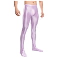 thumbnail image 1 of Fgnfyis Mens Stirrup Leggings Tights Gym Yoga Workout Pants High Waist Sports Pants Mens Trousers Purple XXL, 1 of 5