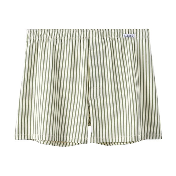 Fgnfyis Mens Wide Breathable Home Pants Pajama Pants Underwear Pants Men Boxer Briefs Green XL