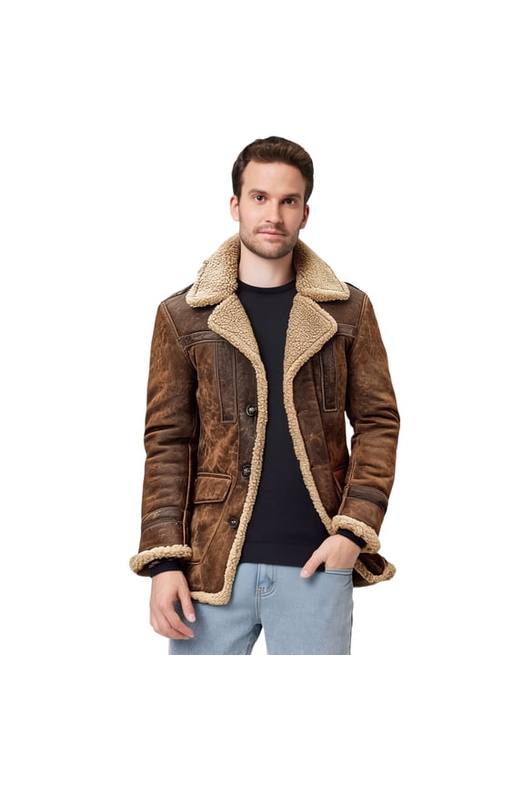 Mens Winter Coat Autumn Winter Thickened Down Jacket Liner Inside and Outside Wear Solid Color Casual Jacket Mens Coats and Jackets Brown S