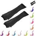 thumbnail image 1 of Fgnfyis Mesh Long Fingerless Party Punk Rock Dance Evening Womens Stretchy Club Gloves for Women Accessories Black, 1 of 2