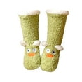 thumbnail image 1 of Fgnfyis Microfiber Thermal Socks For Indoor Home Comfort Winter Sleeping Warmth Soft Cozy Slipper Socks For Cold Weather Green One Size, 1 of 3