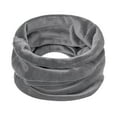 thumbnail image 1 of HJYCHN Neck Gaiter Winter Ski Neck Protector Windproof Thickened Neck Scarf for Women Women's Fashion Scarves Grey One Size, 1 of 4