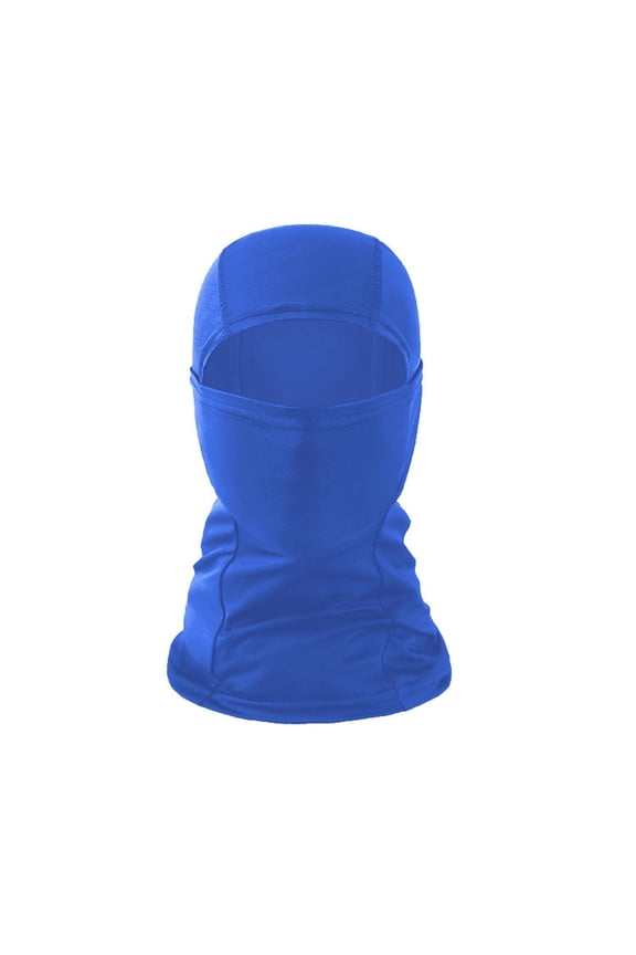 Outdoor Cycling Headgear Balaklava Sun Ice Silk Flying Tiger Hat for Sports Blue One Size