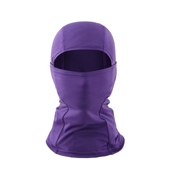 Fgnfyis Outdoor Cycling Headgear Balaklava Sun Ice Silk Flying Tiger Hat for Sports Purple One Size