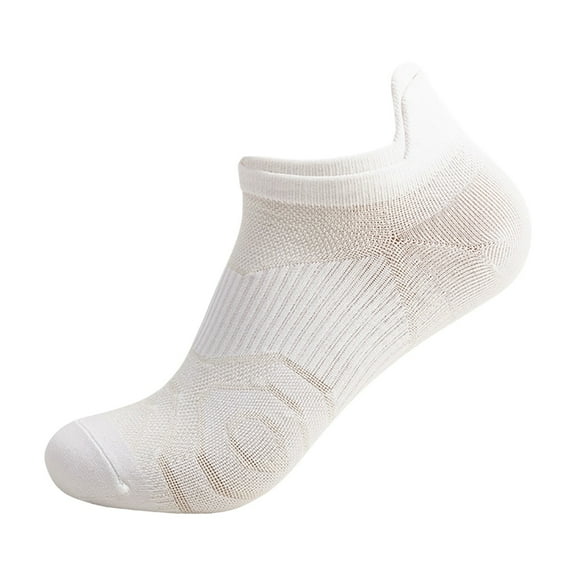 Fgnfyis Outdoor Sports Socks for Men and Women Fitness Running Thin Low Cut Summer Breathable Quick-Dry No-Show Socks Ankle Socks White