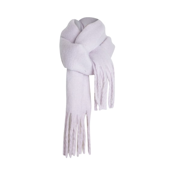 Fgnfyis Large Scarf Womens Long Blanket Oversized Winter Fall Warm Big Scarves Wrap Shawl with Fringe Solid Color Purple