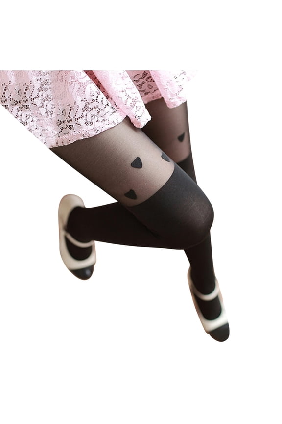 Pantyhose Women's Seamless Tights Velvet Stockings High Tube Run- Bottoming Tights Plus Size Tights for Warmth and Style Black