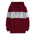 thumbnail image 1 of Fgnfyis Patchwork Color Hoodie Hoodie Long Sleeved Hoodie for Men Sweatshirt for Men L, 1 of 4