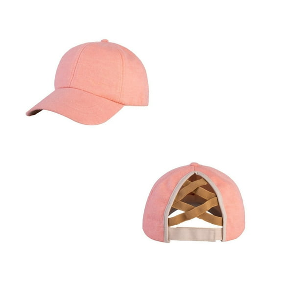 Fgnfyis Ponytail Baseball Cap Mesh Dad Hat For Women Adjustable Truck Driver Cap Casual Outdoor Sun Pink A