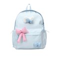 thumbnail image 1 of Fgnfyis Preschool Backpack Boys Plaid Large Capacity School Bookbag with Bow Design Lightweight for Daily Commute Travel Backpack for Kindergarten Girls Blue, 1 of 3