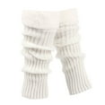 thumbnail image 1 of Fgnfyis Retro Knitted Leg Warmers Crochet Long Boot Socks Christmas Thickened Warm Socks for Women Adult Party Dance Yoga White One Size, 1 of 5