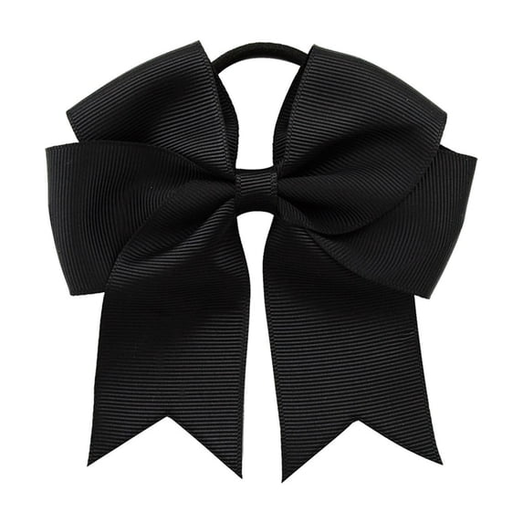 Fgnfyis Ribbon Satin Fishtail Bow Hair Ties Elegant Girls Hair Band for Women Headband Black