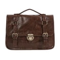 thumbnail image 1 of Fgnfyis School Backpack Student Autumn Winter Buckle Mailman College Style Commuting Briefcase Crossbody Kids Backpack Brown, 1 of 6